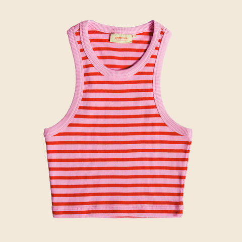 Popeia | The 24/7 Crop Top | Rot-Rosa