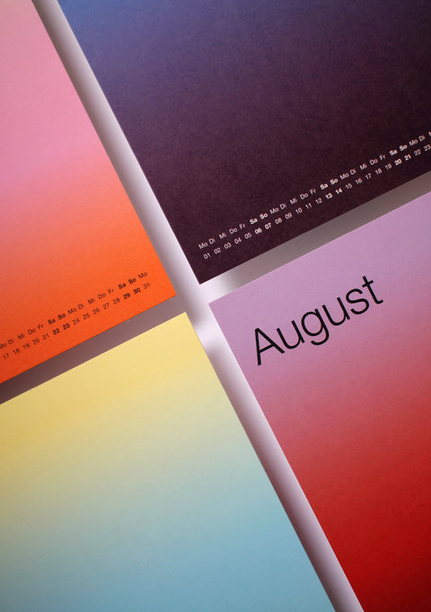 Gradient Calendar 2027