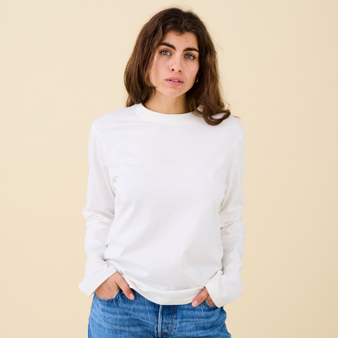 Langarmshirt | Offwhite
