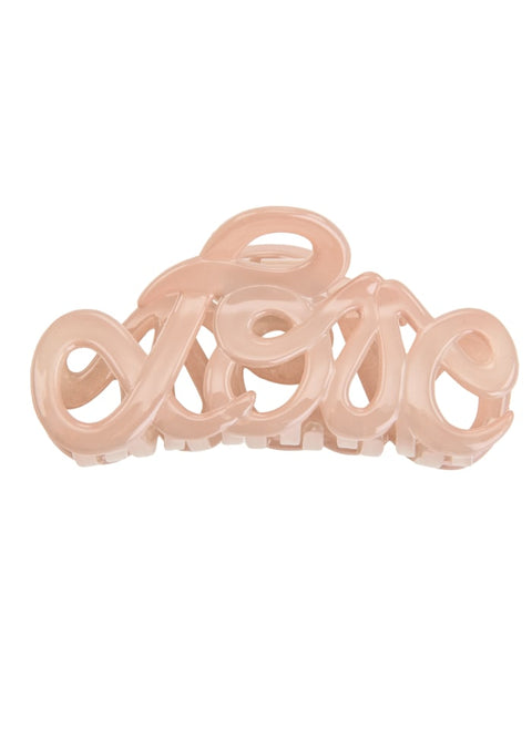 Haarklammer Love 8 cm / Nude