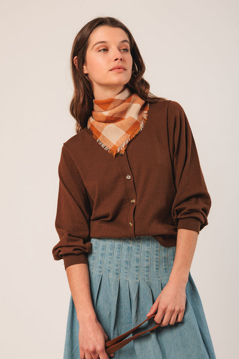 INDI&COLD Basic Cotton Jacket / Tobacco