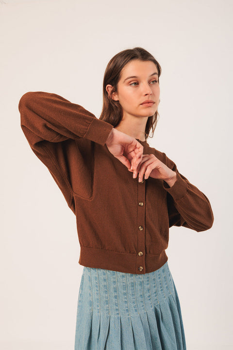 INDI&COLD Basic Cotton Jacket / Tobacco