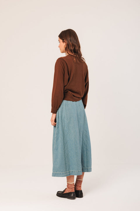 INDI&COLD Basic Cotton Jacket / Tobacco