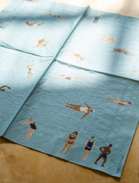 Papierservietten Swimmers