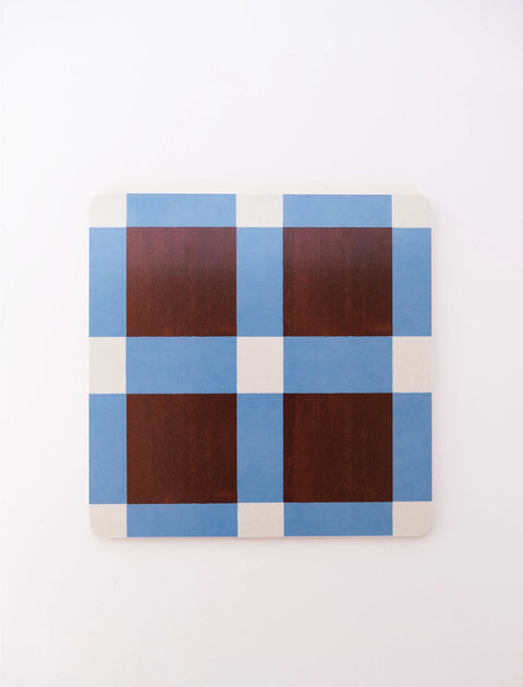 Rutan Untersetzer Blau/Rot