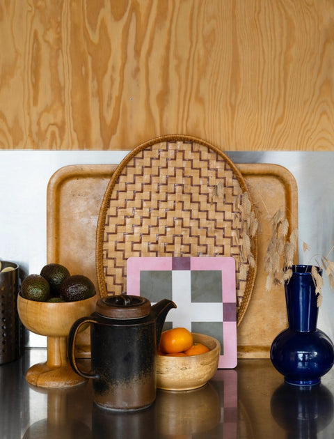 Rutan Untersetzer Rosa