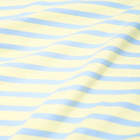 Stripy T-Shirt | Gelb/Hellblau