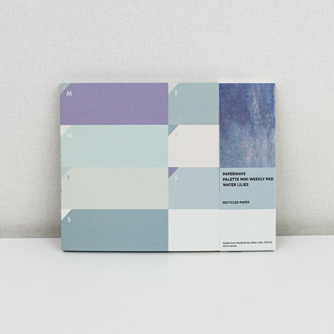 Mini Weekly Pad / Water Lilies