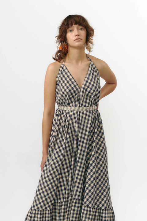 SS26 Multiposition Check Dress