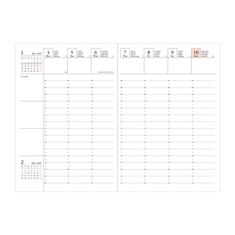 2027 Diary A6 Storage.it