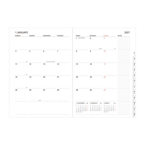 2027 Diary A5 storage.it