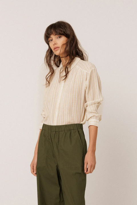 FW26 Bluse Musselin Streifen