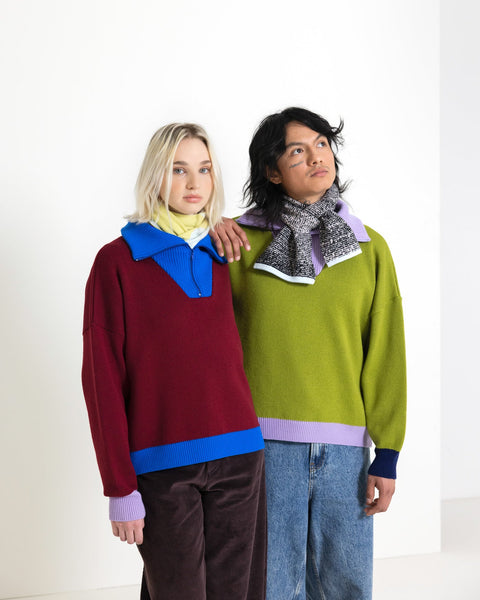 Parenthesis Jumper Maroon