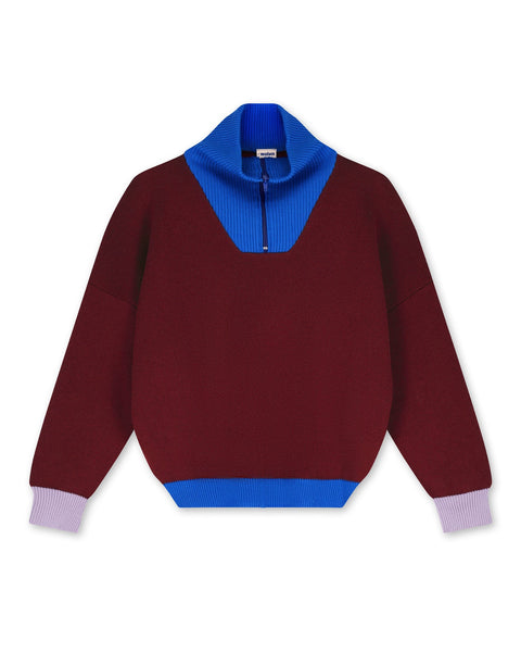 Parenthesis Jumper Maroon