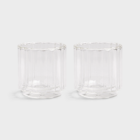Teeglas Tube / 2er-Set
