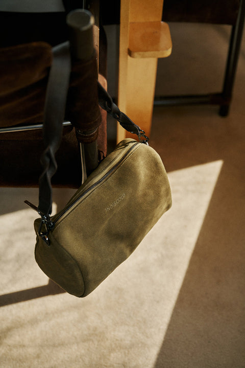 Schultertasche aus Leder