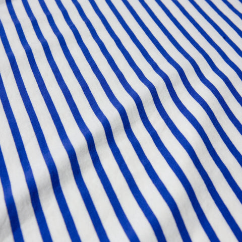 Stripy Langarmshirt | Königsblau/Offwhite
