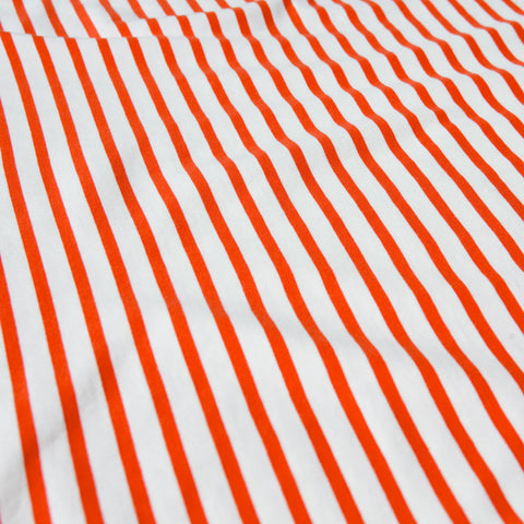 Stripy Langarmshirt | Rot/Offwhite