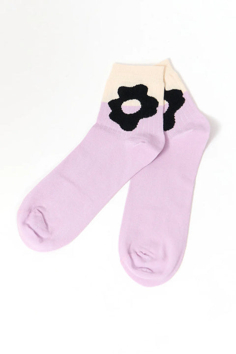 Meles Socks Lilac