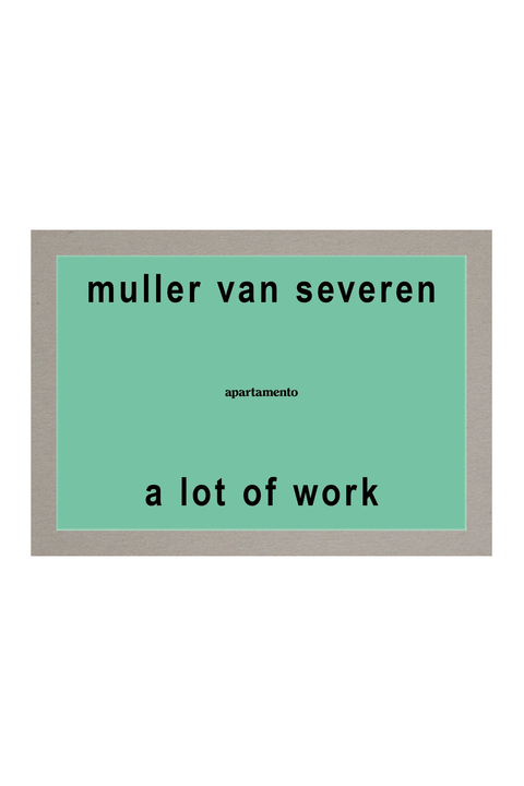 A Lot of Work, Muller Van Severen