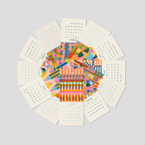 Risografie Mini-Kalender 2027