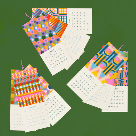 Risografie Mini-Kalender 2027