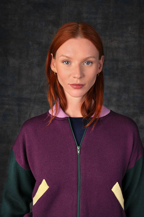 Bomberjacke Noctua Grape