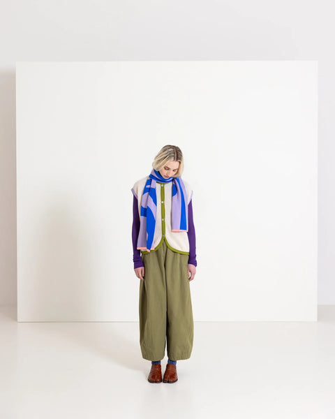 Schal Semikolon / Cobalt