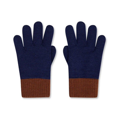 Wolvis Fingerhandschuhe / Indigo