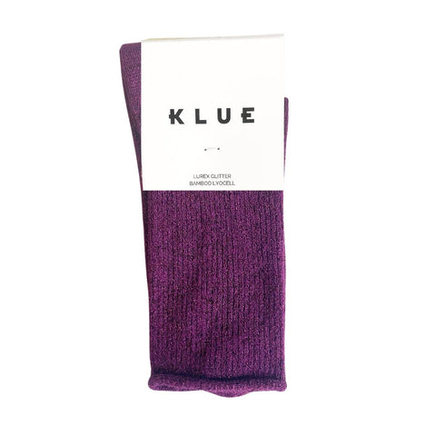 KLUE Glitter-Socken | Violet
