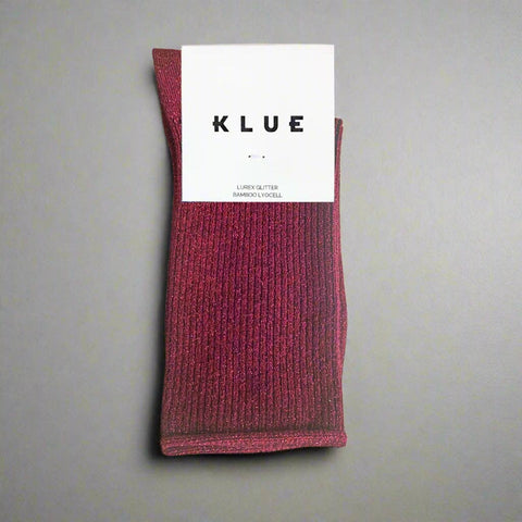 KLUE Glitter-Socken | Cherry