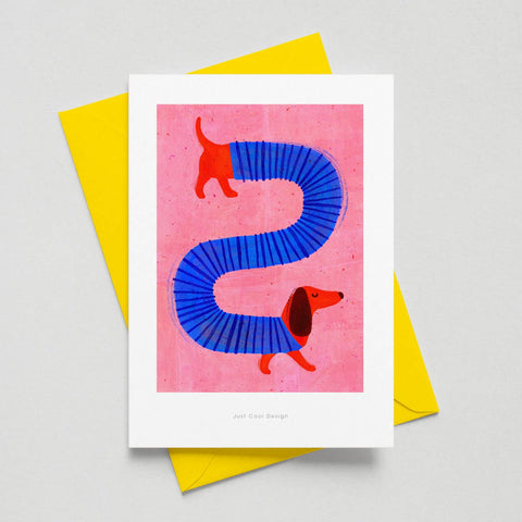 Dackel | Mini-Kunstdruck A6