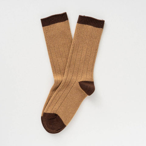 Socken Merinowolle | Karamell-Braun