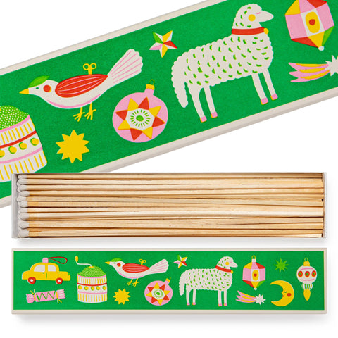 Ornamente Streichhölzer lang