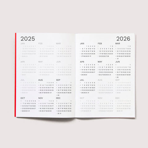 2025/2026 Dünner Monatsplaner