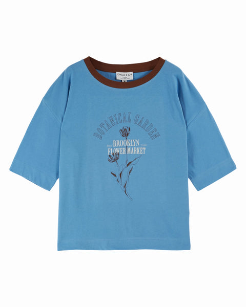 T.Shirt Botanical Garden / Blau