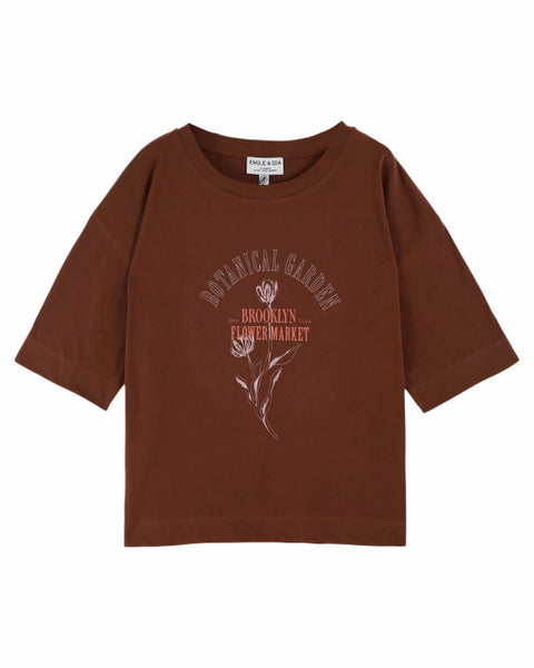 T.Shirt Botanical Garden / Braun