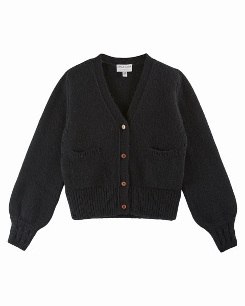 Wollcardigan | Schwarz
