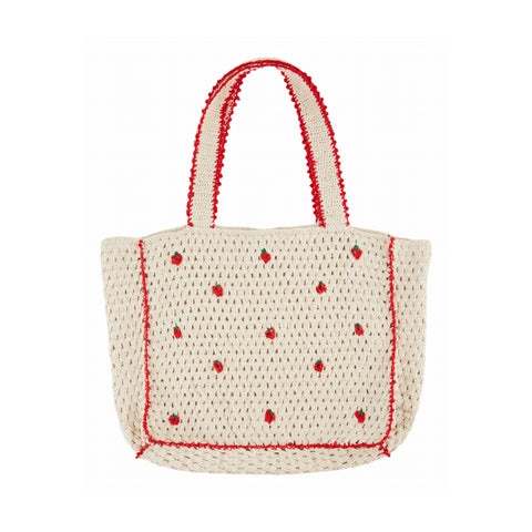 SS26 Häkeltasche Erdbeere