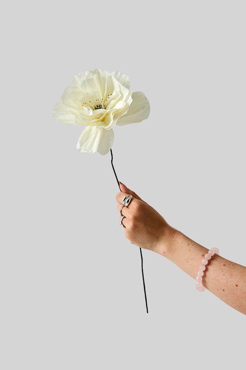 Paper Flower Rosa La Paloma |Sand