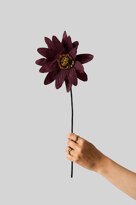 Paper Flower Sunflower | Bordeaux