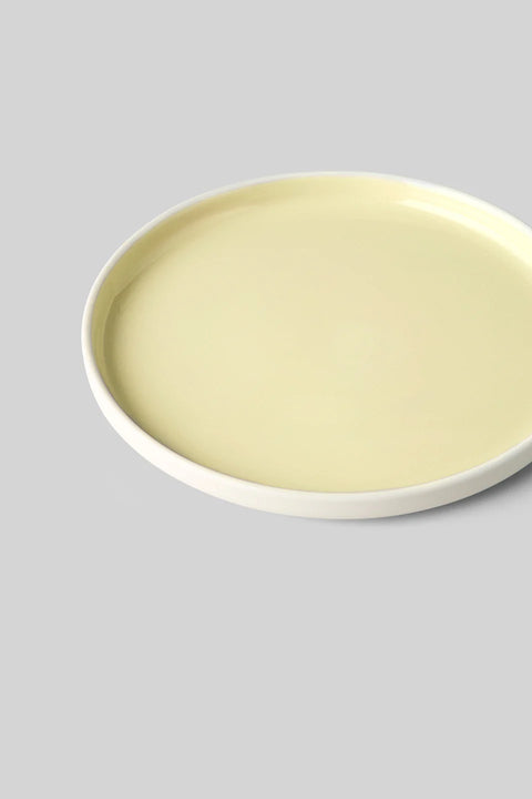 Plate Medium 2er-Set | Ivory/Yellow