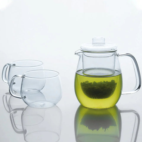 UNITEA Teekanne mit Glassieb