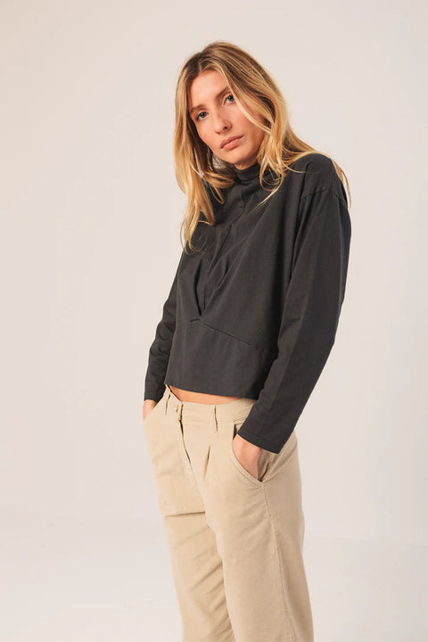 INDI&COLD Shirt mit Faltendetail