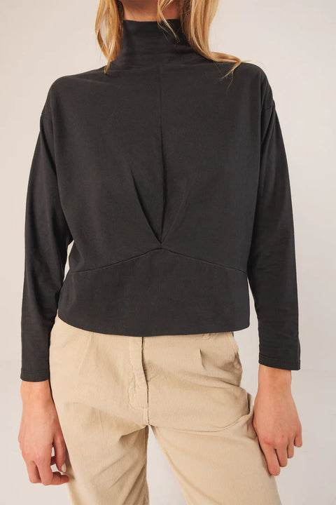 INDI&COLD Shirt mit Faltendetail