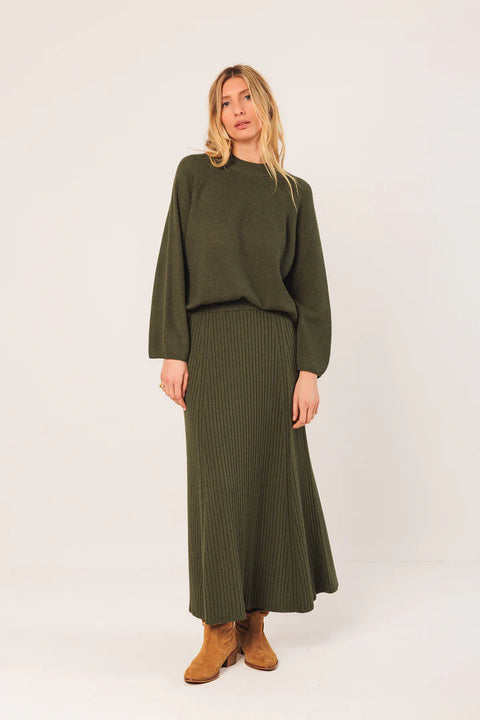 INDI&COLD Ribbed Knit Skirt