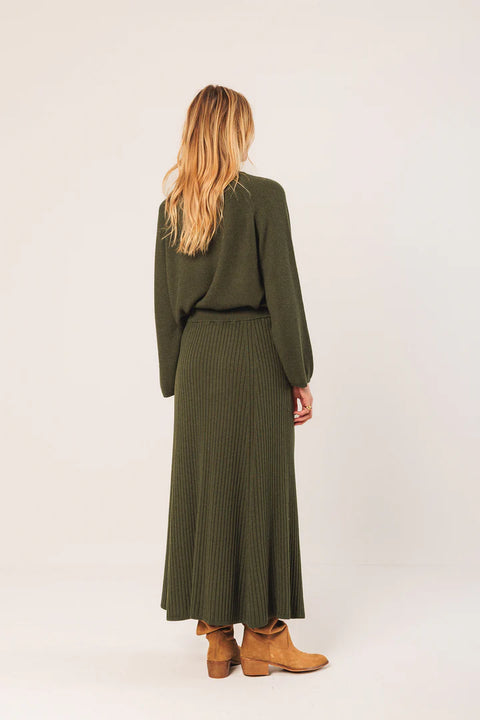 INDI&COLD Ribbed Knit Skirt