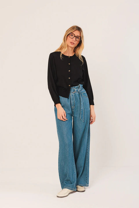 INDI&COLD Basic Cotton Jacket / Black