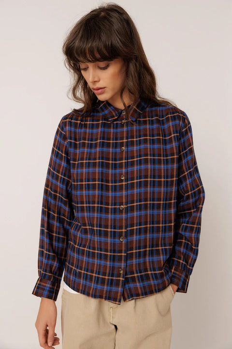 FW26 Bluse Karomuster