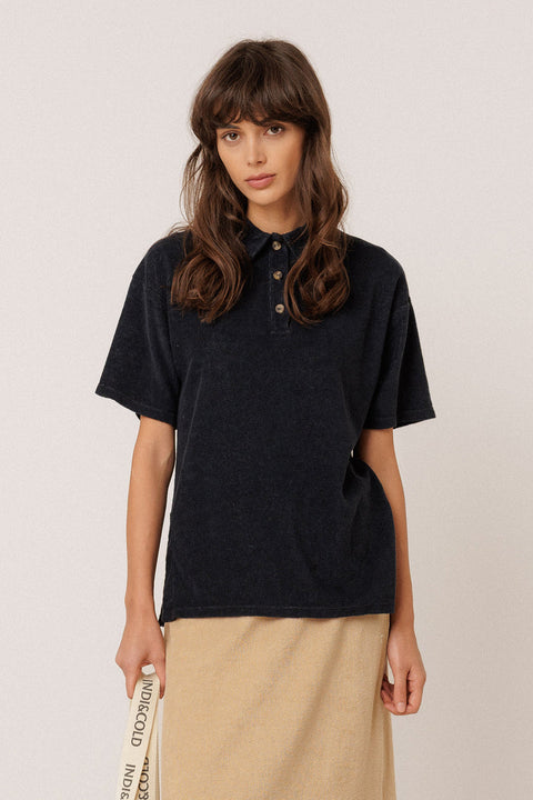 FW26 Polo Baumwoll-Frottee